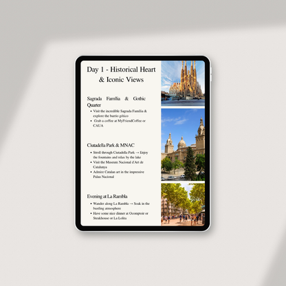 Barcelona 72h Travel Guide
